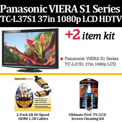 Brand New Panasonic VIERA S1 Series TC L37S1 37 Inch 1080p LCD HDTV