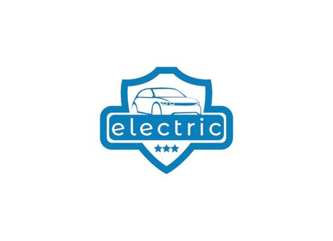 Design De Logotipo De Carro El Trico Ecol Gico Vetor Premium