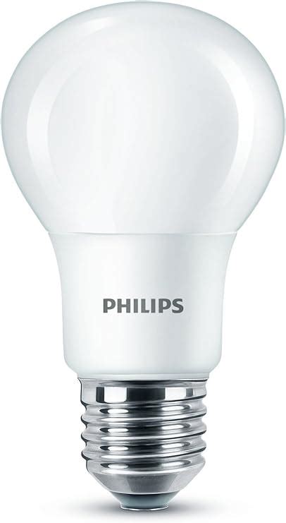 Philips Led E27 Edison Screw Warm Bulb Frosted 8 W 60 W White Light Uk Lighting