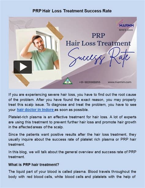 Ppt Prp Hair Loss Treatment Success Rate 1 Powerpoint Presentation