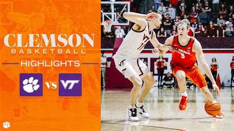 Clemson Men S Basketball Tigers Halt Hokies On Wednesday Night