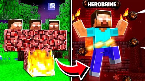 I Summoned Herobrine In Minecraft To Survive Day With Him Youtube