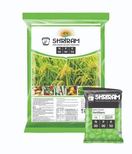 Granules Green Shriram Npk Water Soluble Fertilizer Bag Kg