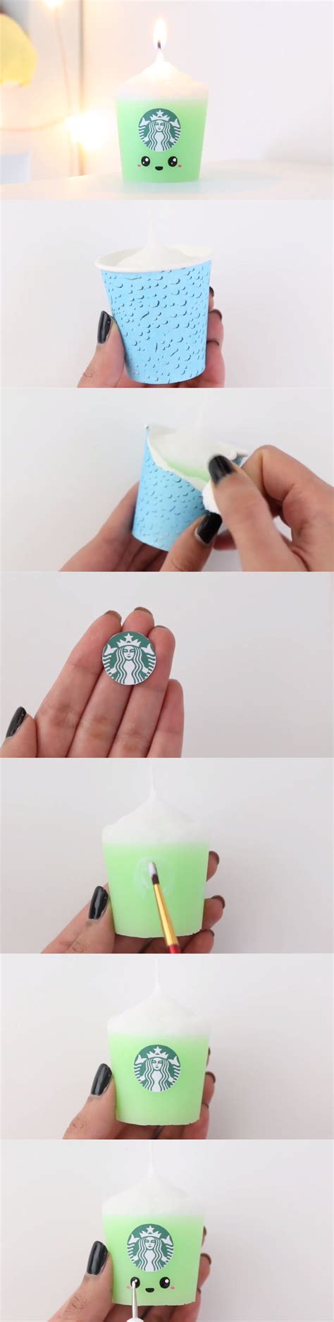 Starbucks Candle Part 3 Nim C Starbucks Diy Starbucks Crafts School Diy