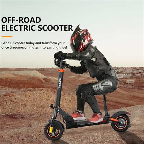 Wildaven Electric Scooterm4 Pro 10 In Off Road Pneumatic Tirescommuting Scooter For Adults