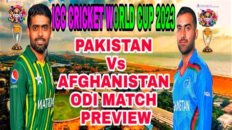 Icc Cricket World Cup 2023 Pak Vs Afg Odi Match Prediction Tamil Youtube