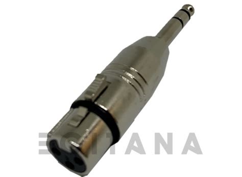 Egitana Xlr Femea Para Jack Stereo Adaptador Compra Na Egitana Em