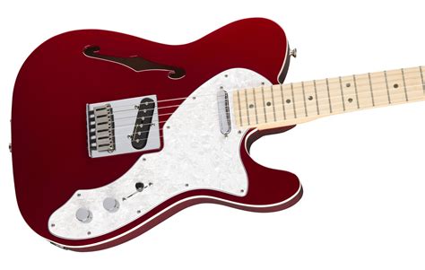 Fender Deluxe Thinline Telecaster Candy Apple Red Mass Street Music