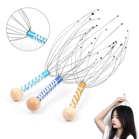 Scalp Massagers 12 20 Claws Handheld Head Pain Massage Scratcher Deep Release Relaxation Hair