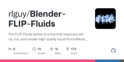 FLIP Fluids Downloads · rlguy/Blender-FLIP-Fluids Wiki · GitHub