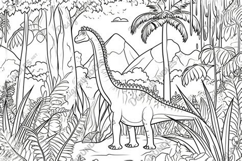 Plateosaurus Dinosaur Colouring Pages