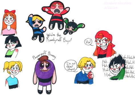 PPG and RRB doodles by Strabius on DeviantArt