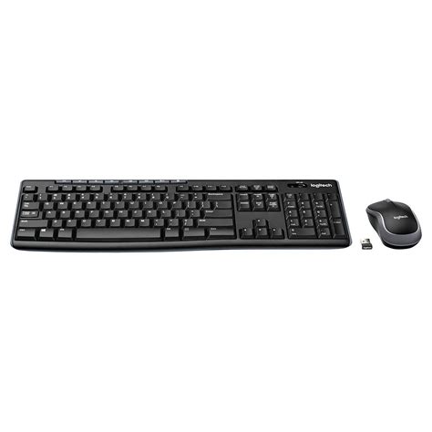 Logitech Teclado E Mouse Sem Fio Mk270 Preto Techinn