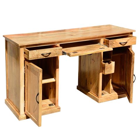 Rustic Office Desk With Drawers – Warehouse of Ideas