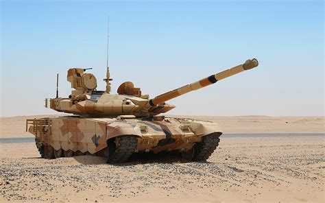 T 90 Desert Tanks Russian Mbt Russian Army Sand Camouflage T 90 Vladimir Hd Wallpaper