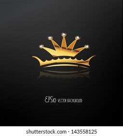 Golden Crown Vector Stock Vector (Royalty Free) 286876829 | Shutterstock