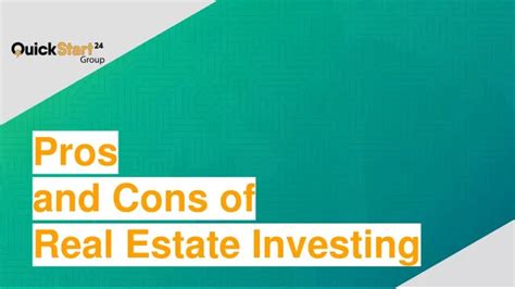 Ppt Pros And Cons Of Real Estate Investing Powerpoint Presentation