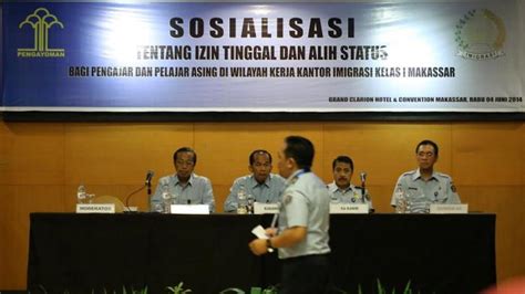 FOTO Kantor Imigrasi Kelas I Makassar Gelar Sosialsisasi Izin Tinggal