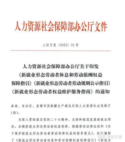 新就业形态劳动者如何规范劳动报酬、工作时间、劳动规则、权益保护？人社厅有最新指导意见 知乎