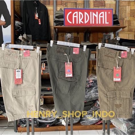 Jual Celana Cargo Cardinal Pendek Original Harga Promosi Shopee