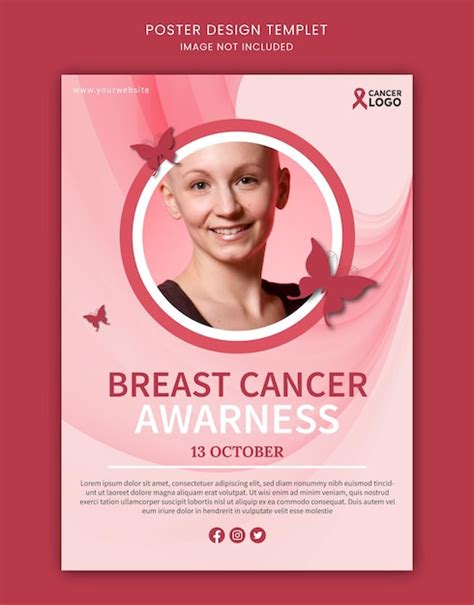 Premium Vector Cute Peachy Pink Butterfly Breast Cancer Awareness