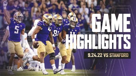 No 18 Washington 40 Stanford 22 Huskies Highlights YouTube