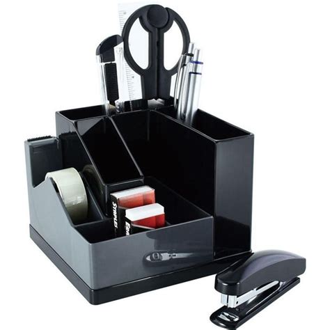 Attache Selection Набор настольный для канц мелочей черный/серый ...