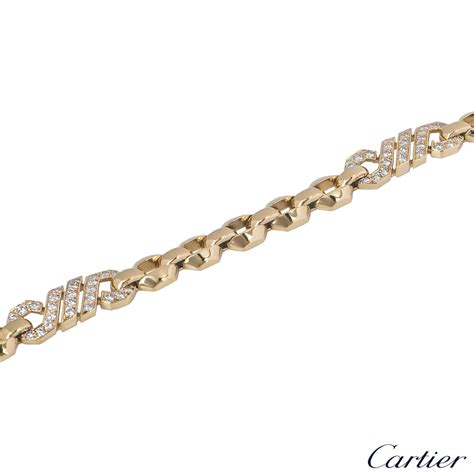 Cartier Yellow Gold Diamond Necklace | Rich Diamonds