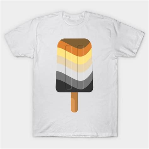 Cute Gay Bear Pride Flag Popsicle Gay Bear Pride T Shirt TeePublic