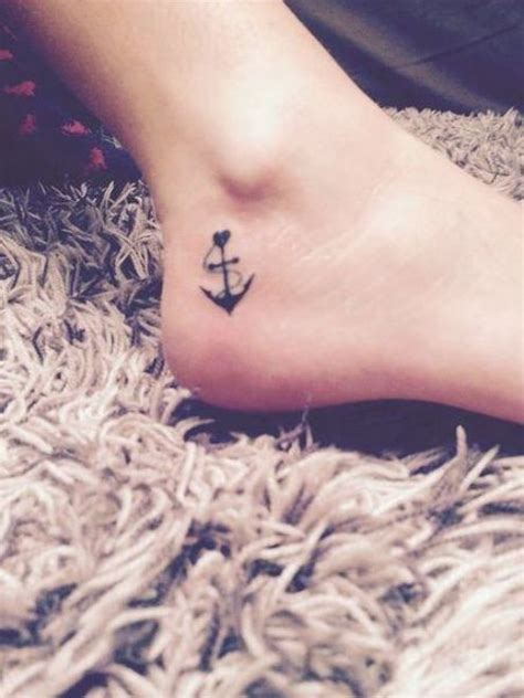 Anchor Ankle Tattoo Girly Tattoos Bestgirltattoos Trendy