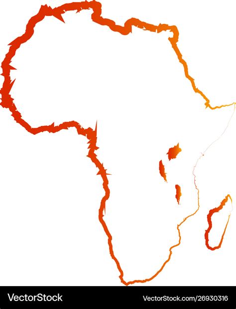 Africa Silhouette Outline