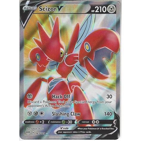 Pokemon Scizor Card