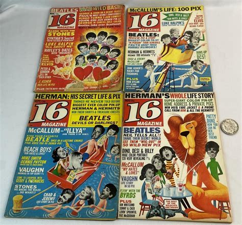 Lot Vintage 1965 Lot Of 4 Misc 16 Pop Culture Books The Beatles The Rolling Stones Elvis