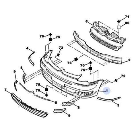 Parachoque Dianteiro Citroen Xsara Picasso Original Autorizada Pecas