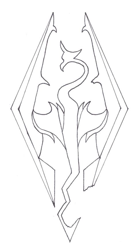 Skyrim Logo Drawing At Getdrawings Free Download