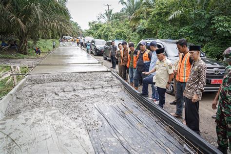 Telan Dana Rp 60 Miliar Jalan Penghubung 4 Desa Di Kecamatan Lais Jadi