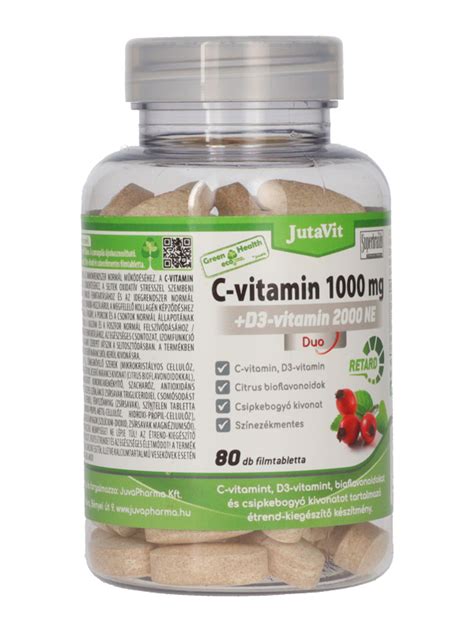 Jutavit Green Health C Vitamin Mg D Vitamin Ne Duo