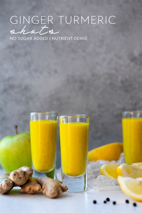 Ginger Turmeric Shots Juicer Recipe Bright Eyed Baker