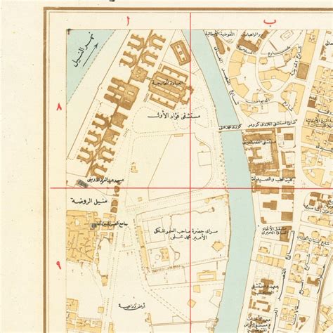 Old Map of Cairo1948islamic Monuments Mapbottomvery - Etsy