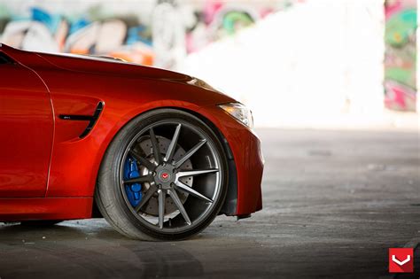 Bmw 4 Series Boasting Orange Metallic Paint And Custom Goodies — Carid