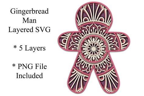 Christmas Mandala SVG Bundle 3D Layered Mandalas 754368 Cut Files