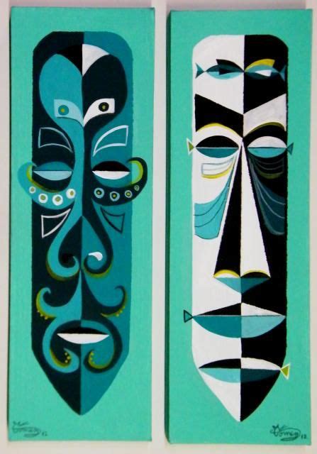 Tiki art, Surfboard art, Tiki