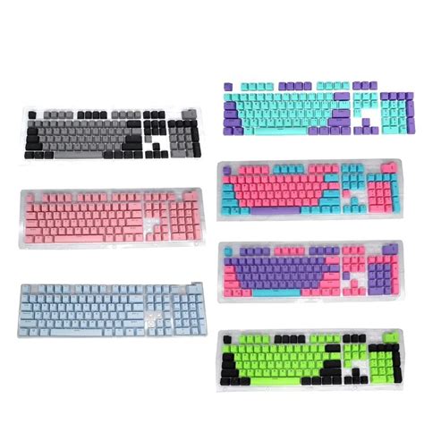 Teclas Abs Pl Stico Keycaps Set Backlit Duplo Inje O Cor Keycap