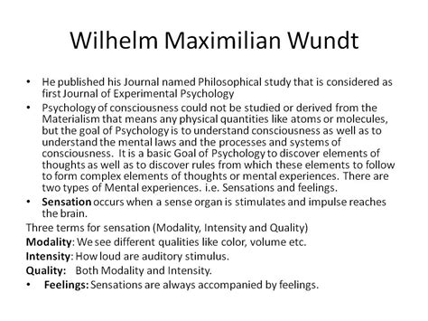 Voluntarism, Structuralism and other early approaches to psychology - Health with Hamdani