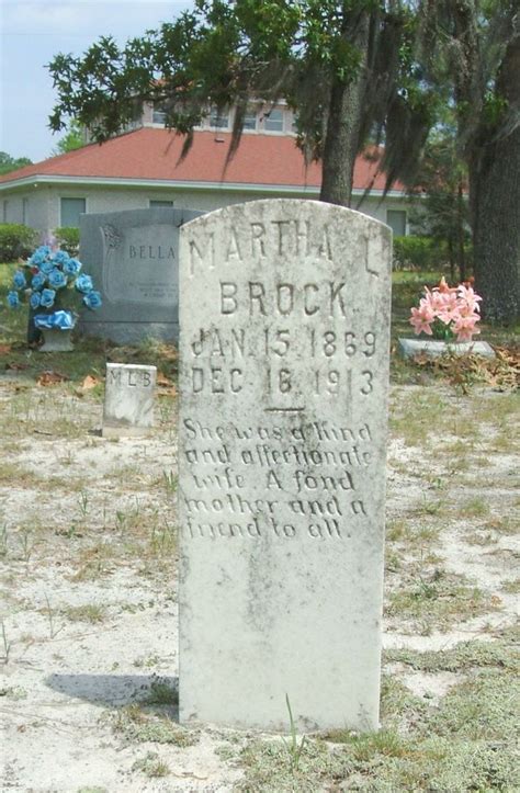 Martha Louise Mew Brock 1869 1913 Find A Grave Memorial