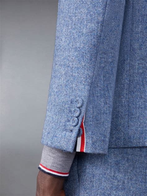 Donegal Tweed 4 Bar Straight Fit Sport Coat Thom Browne