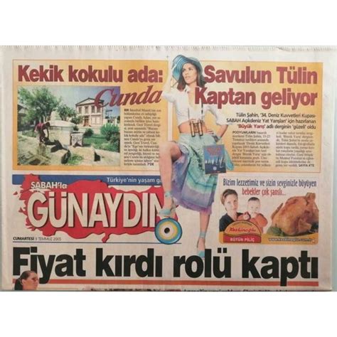 G K E Koleksiyon Sabah G Nayd N Gazetesi Temmuz Ye Im Fiyat