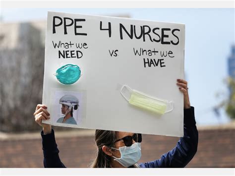 OC Nurses Protest Lack Of PPE During Coronavirus Outbreak Orange