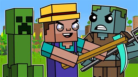 Block Squad Survival Minecraft Animation Compilation YouTube