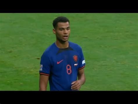 YouTube: Cody Gakpo skills and goal - Poland 0-2 Netherlands : r ...